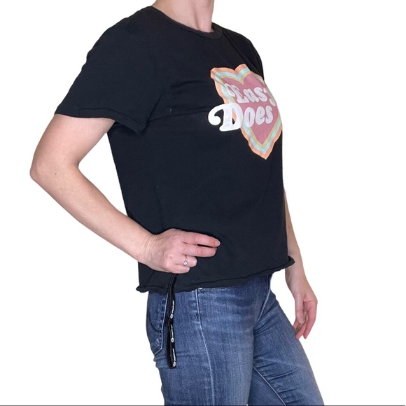 Wild Fox Easy Does It Rainbow Heart TShirt - Picture 2 of 5